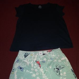 Gap Shorts and Wonder Nation T-Shirt